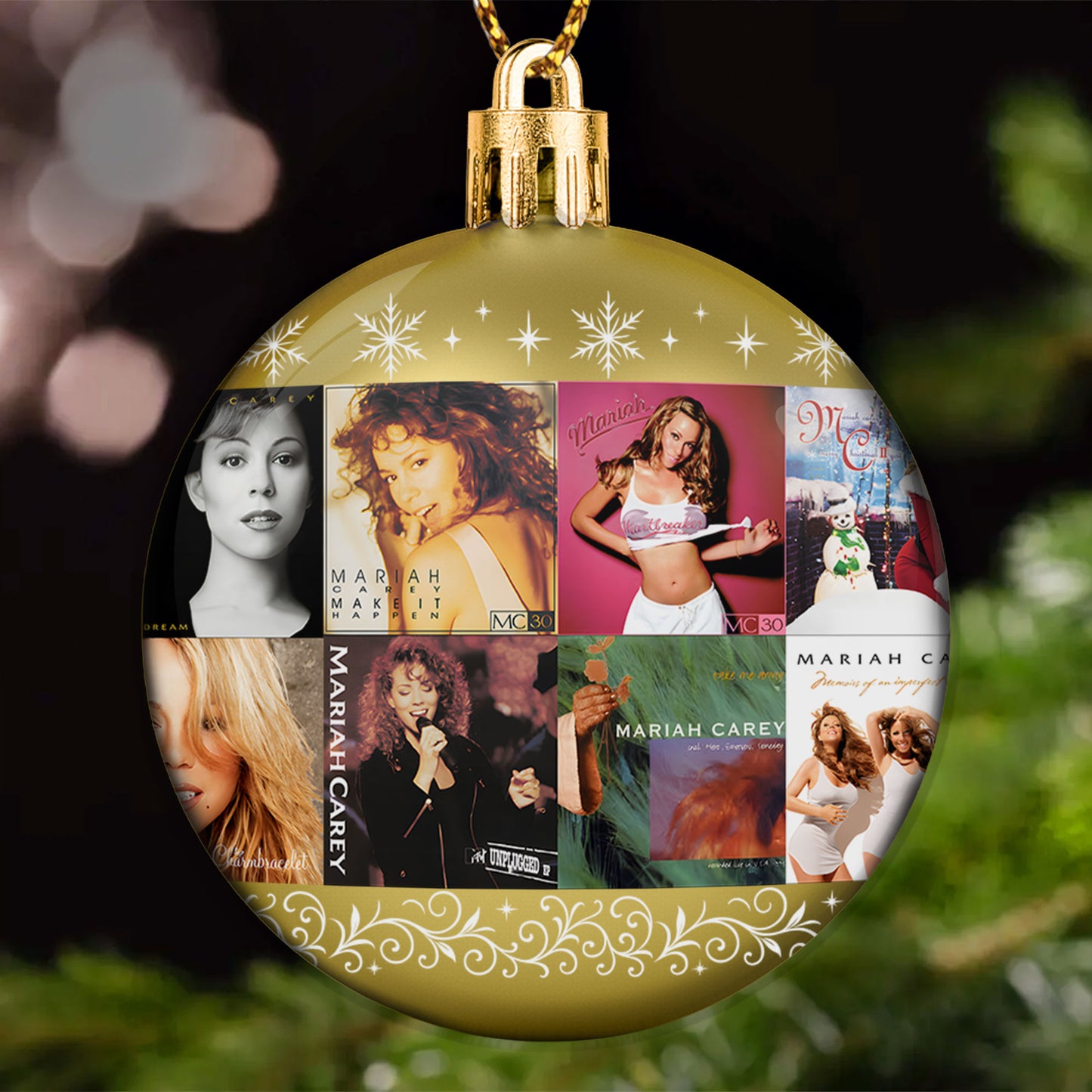 Mariah Carey Ball Ornament – A Sparkling Holiday Gift for Music Lovers