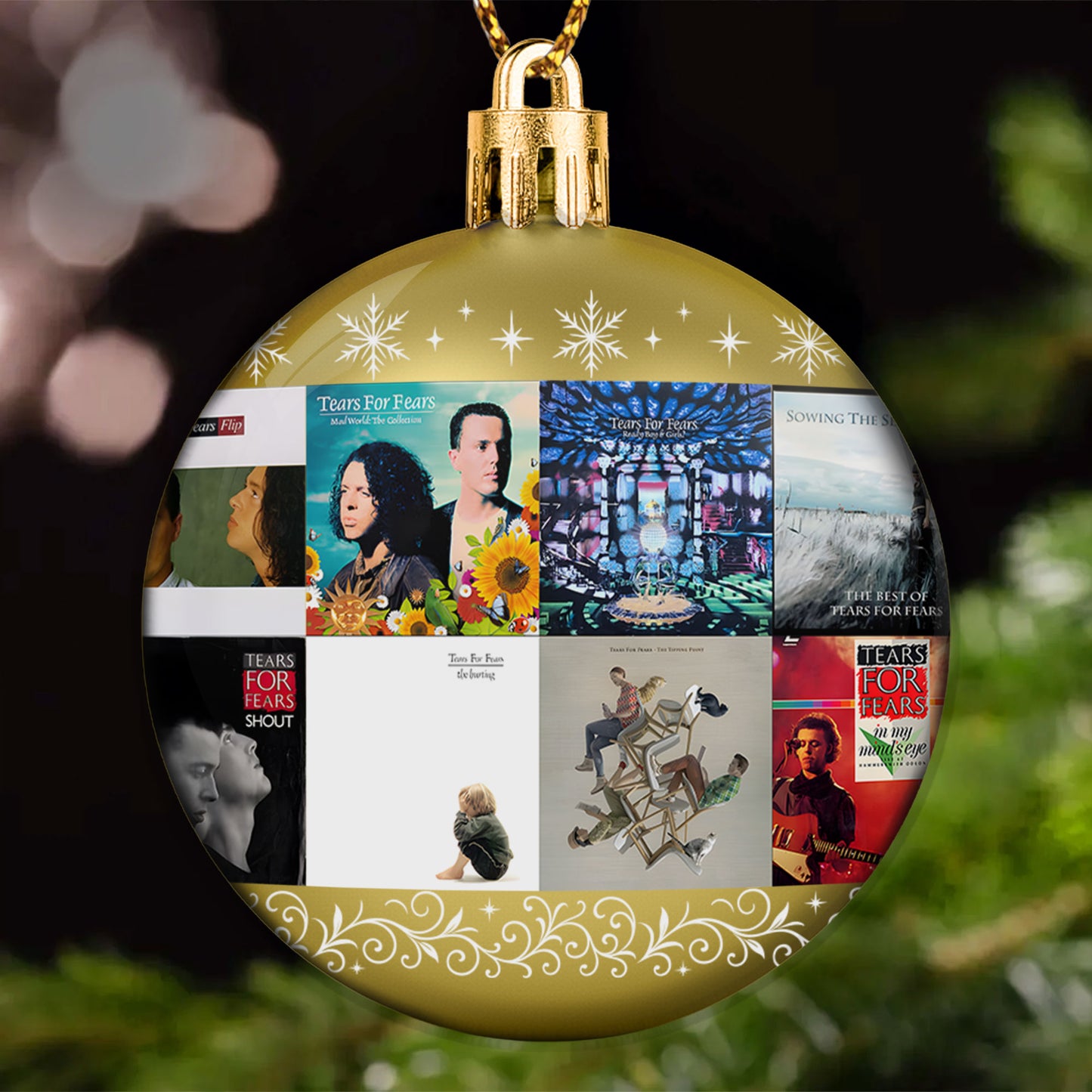 Tears for Fears Ball Ornament – Classic New Wave Collection