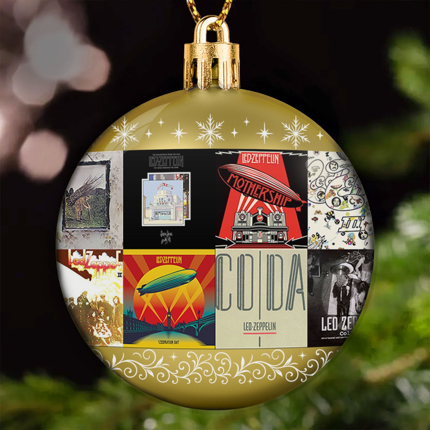 Led Zeppelin Ball Ornament – The Legends of Rock Immortalized