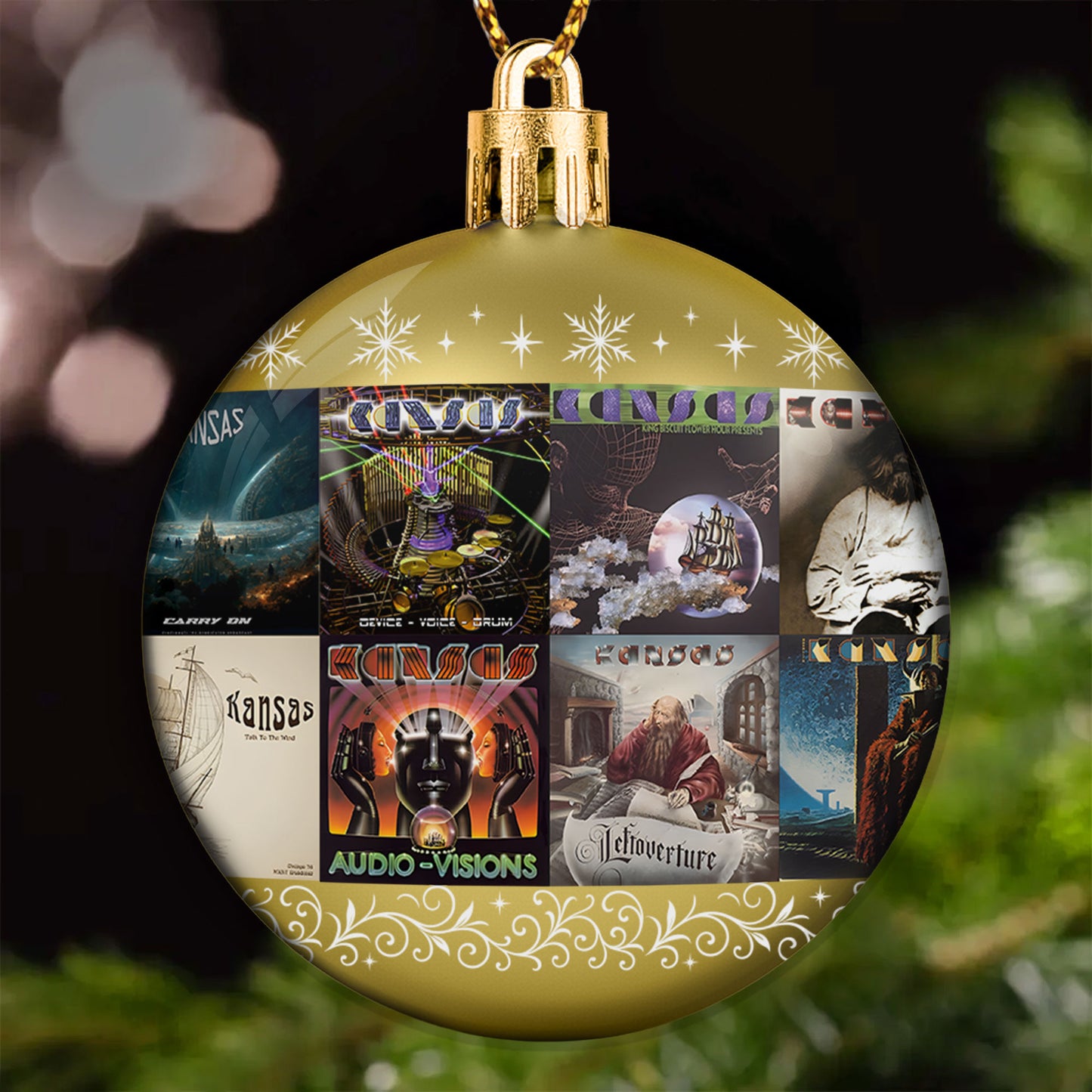 Kansas Ball Ornament – Carry On the Spirit of Classic Rock