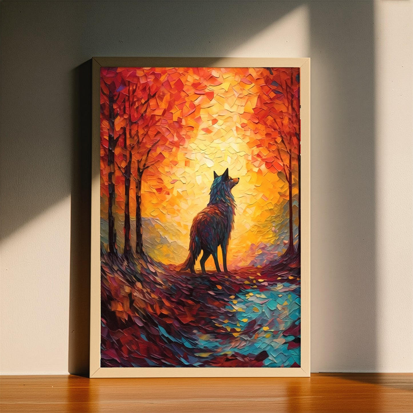 Wolf in Autumn Light