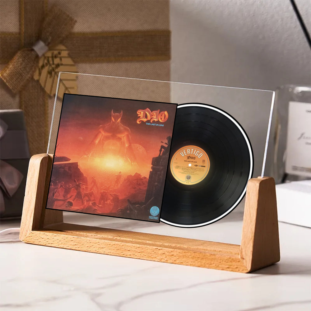 Dio The Last In Line Album Acrylic Light – Heavy Metal Vinyl Display Lamp