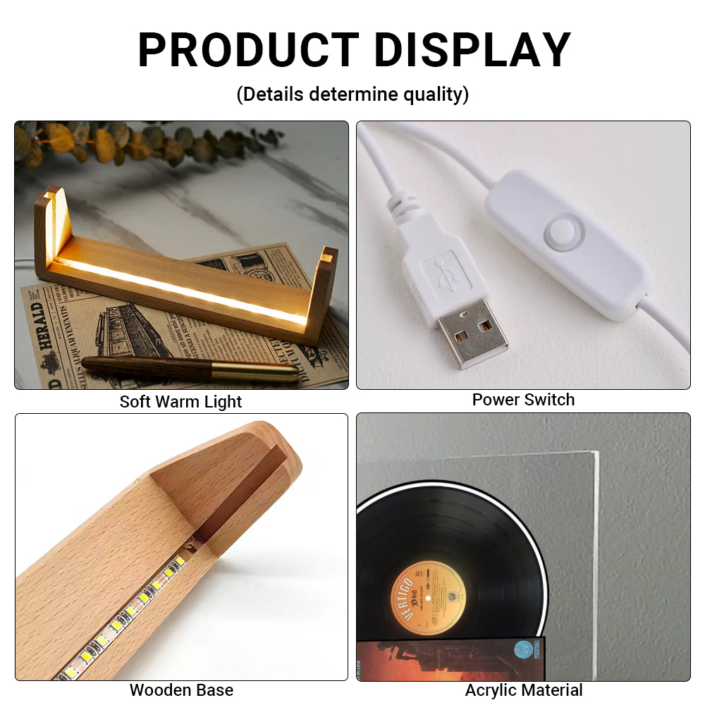 Dio The Last In Line Album Acrylic Light – Heavy Metal Vinyl Display Lamp