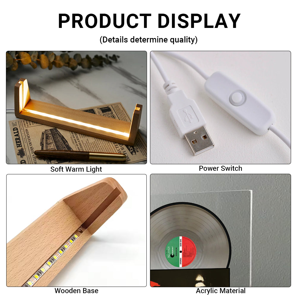 Skid Row Album Vinyl Frame Acrylic Light– Hard Rock LED Display Lamp