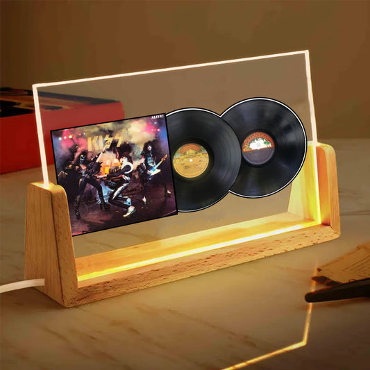 KISS Alive! Acrylic Light – Vinyl Record Display Lamp