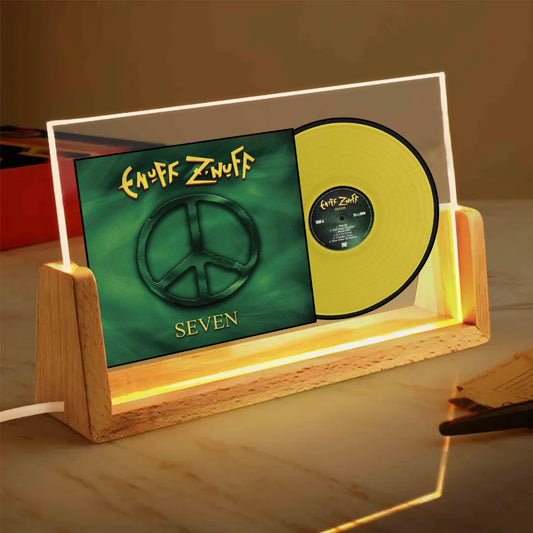 Enuff Z’nuff Seven Album Acrylic Light – Retro Rock Vinyl Display Lamp