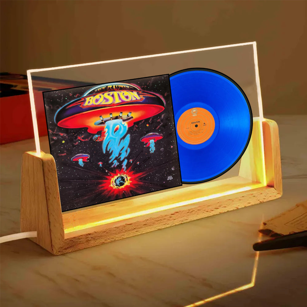 Boston Debut Album Acrylic Light – Classic Rock Vinyl Display Lamp