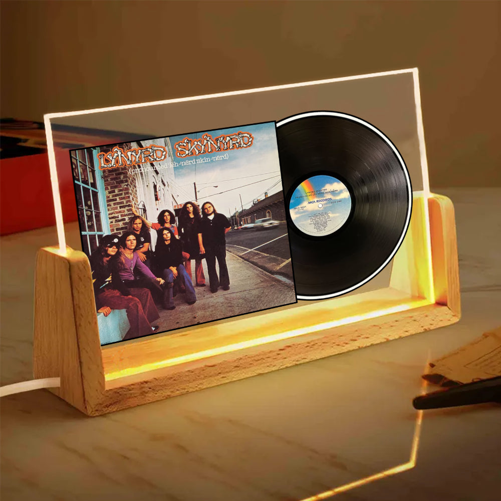 Lynyrd Skynyrd  Album Acrylic Light – Classic Southern Rock Vinyl Display