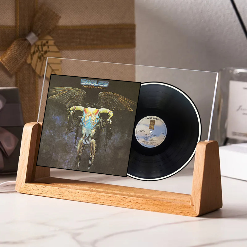 Eagles One of These Nights Album Acrylic Light – Classic Rock Vinyl Display Lamp