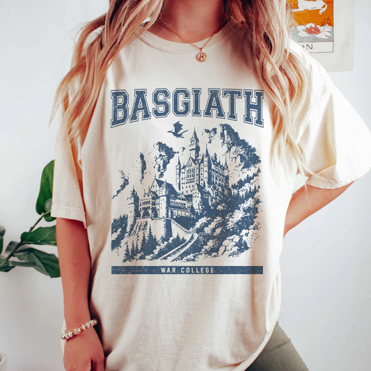 Basgiath War College T-Shirt | Fourth Wing Dragon Rider Tee
