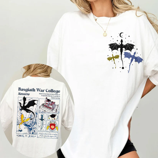 Basgiath War College Shirt - Fourth Wing Tee Comfort Color