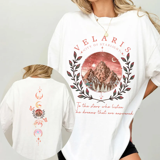 Velaris City of Starlight Comfort Colors T-Shirt – ACOTAR Dream Quote Tee