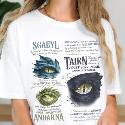 Fourth Wing Dragon Trio - Fantasy Comfort Colors T-Shirt