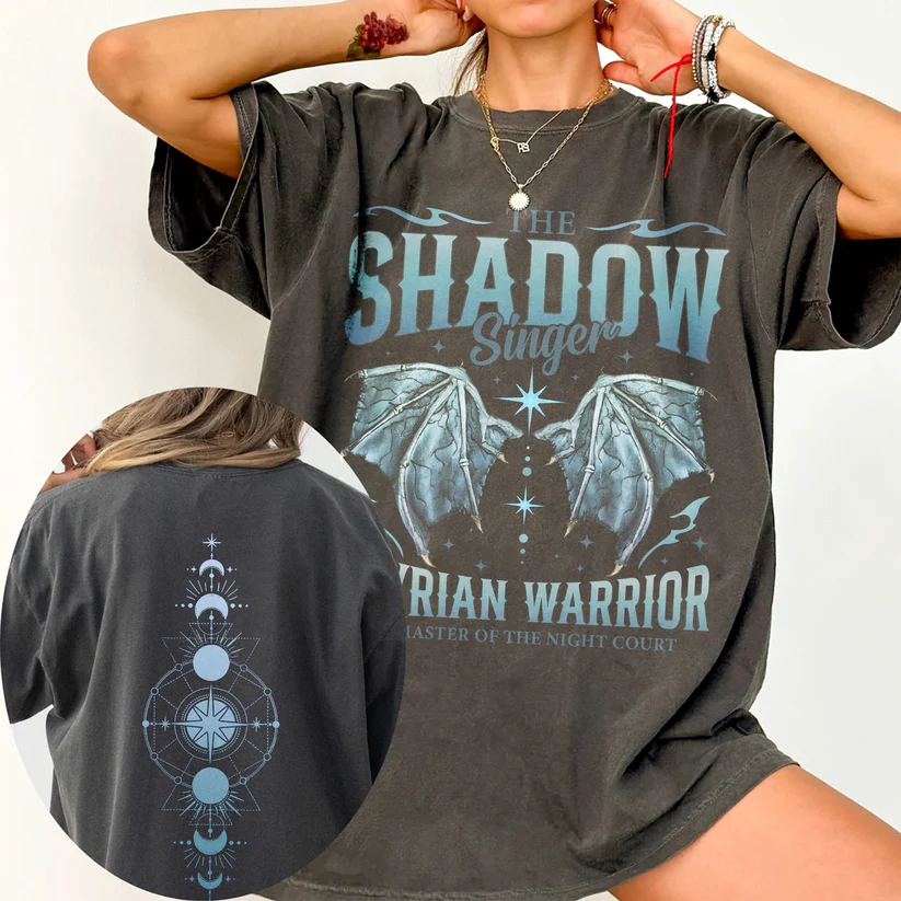 ACOTAR Shadow Singer Comfort Colors T-Shirt – Illyrian Wings Tee