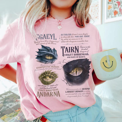 Fourth Wing Dragon Trio - Fantasy Comfort Colors T-Shirt