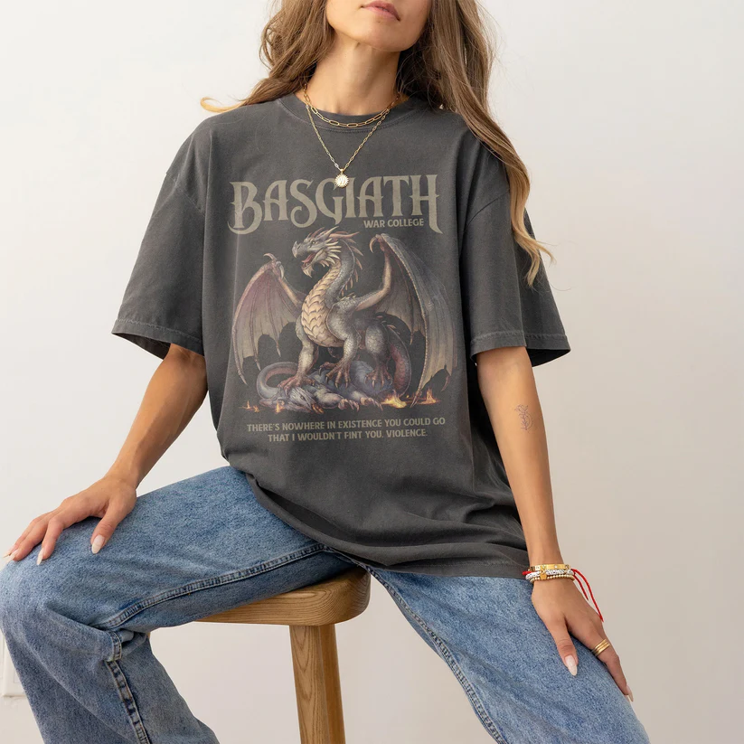 Basgiath War College Dragon Tee - Comfort Color Tshirt