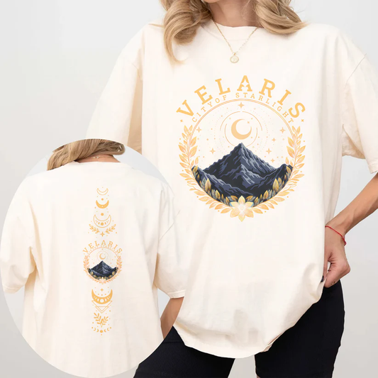 Velaris Starlight Tee | ACOTAR Celestial Oversized T-shirt