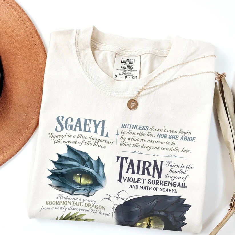 Fourth Wing Dragon Trio - Fantasy Comfort Colors T-Shirt