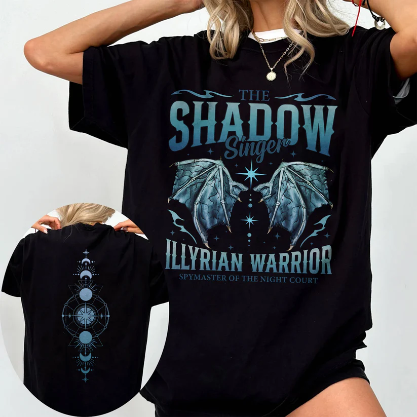 ACOTAR Shadow Singer Comfort Colors T-Shirt – Illyrian Wings Tee