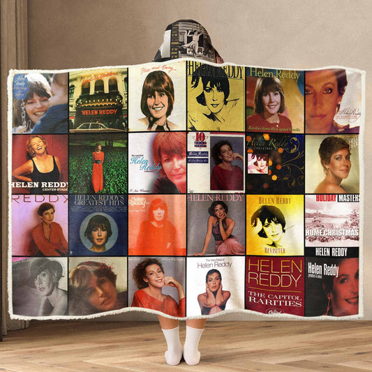 Helen Reddy Wearable Hooded Blanket