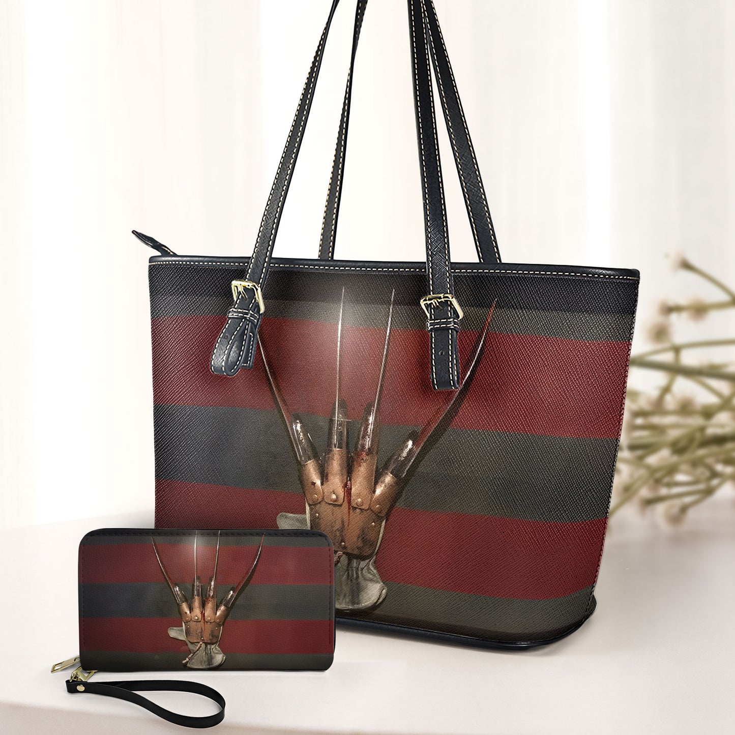 Nightmare Claw Leather Handbag – Horror Inspired Tote