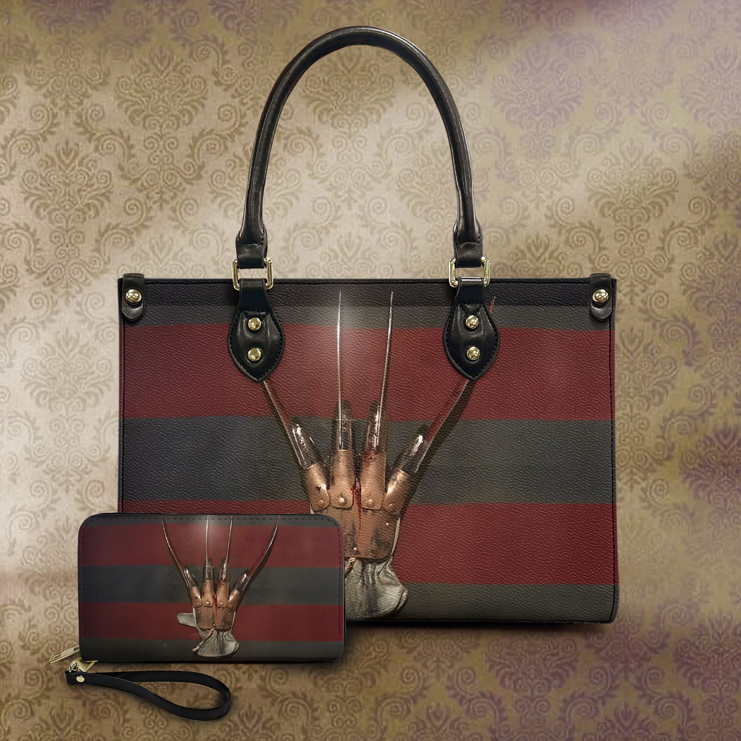 Nightmare Claw Leather Handbag – Horror Inspired Tote