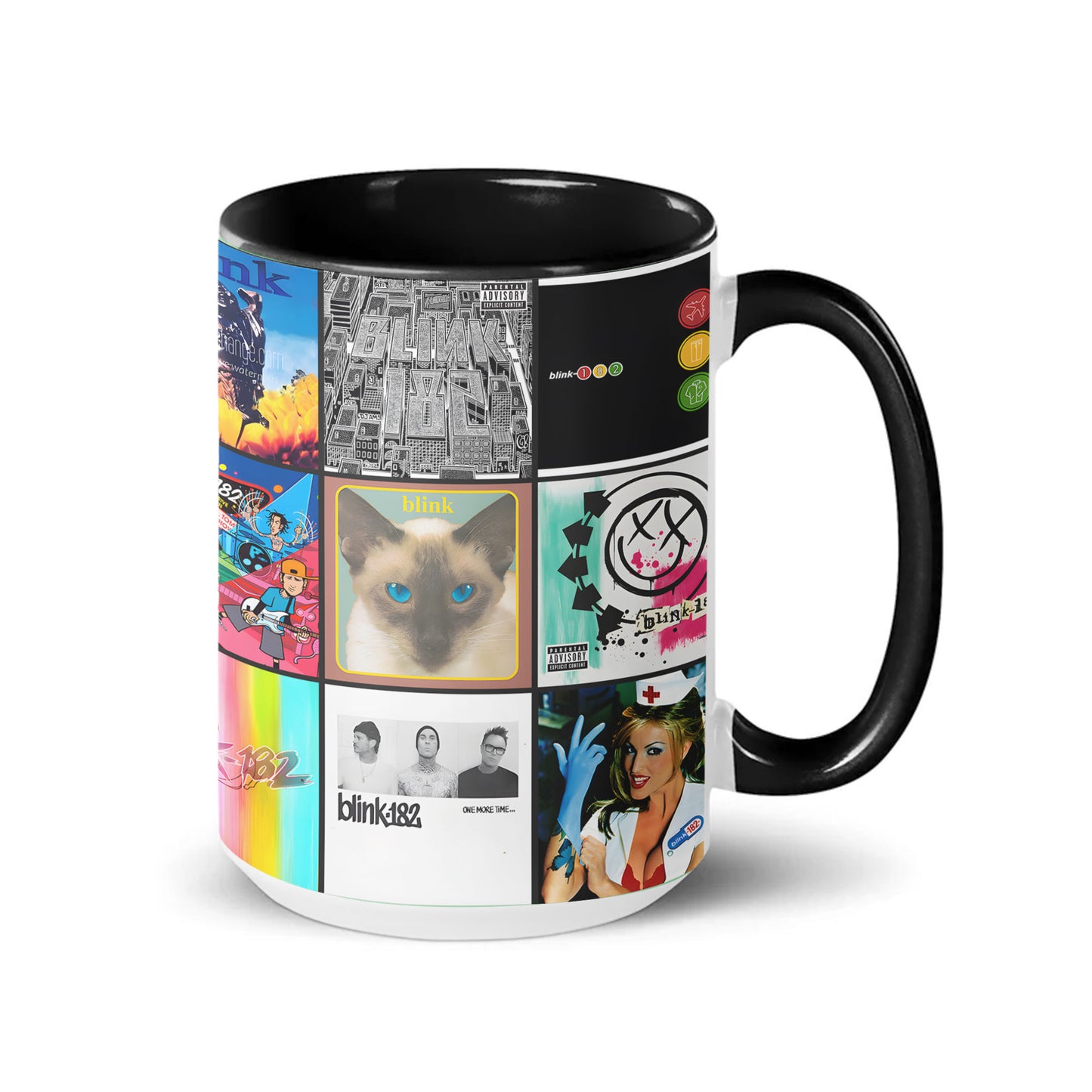 Blink-182 Accent Mug – Pop Punk Nostalgia Cup