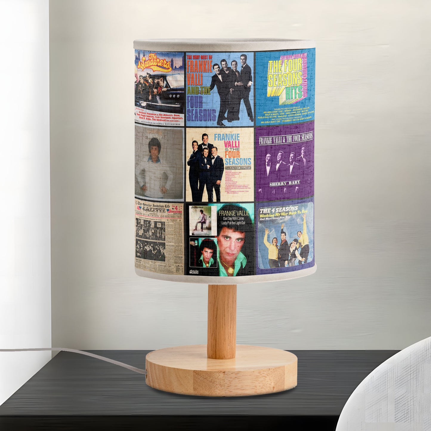 Frankie Valli Album Cover Lamp – Classic Pop Nostalgia Home Decor