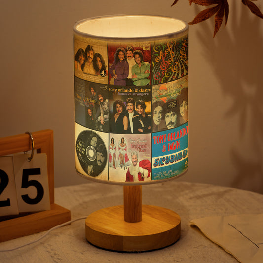 Tony Orlando & Dawn Vintage Album Cover Table Lamp - Retro 70s Music
