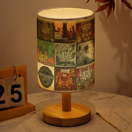 Lamb of God Fabric Lamp – Pure Metal Fury Album Art Collection