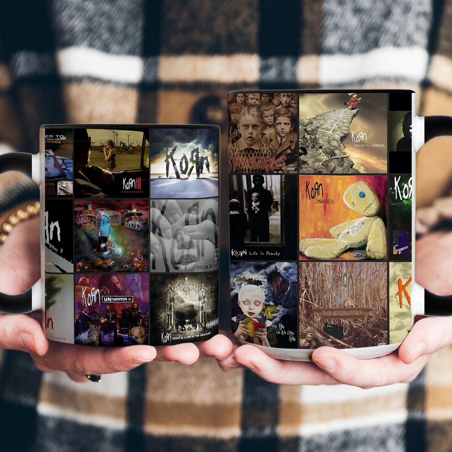 Korn Accent Mug – Iconic Album Art Collection