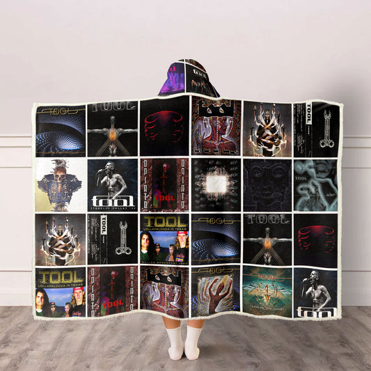 Tool Album Art Wearable Hooded Blanket – Progressive Metal Fan Gift