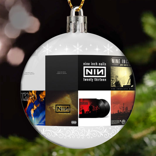 Nine Inch Nails Ball Ornament – A Darkly Beautiful Tribute to Industrial Artistry