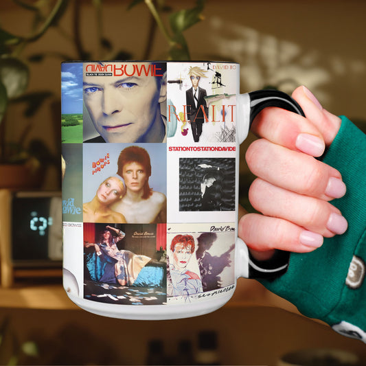 David Bowie Accent Mug – Starman Dreams and Electric Memories