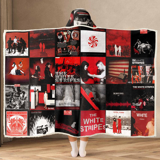 The White Stripes Wearable Hooded Blanket – Garage Rock Heat You Can Wear
