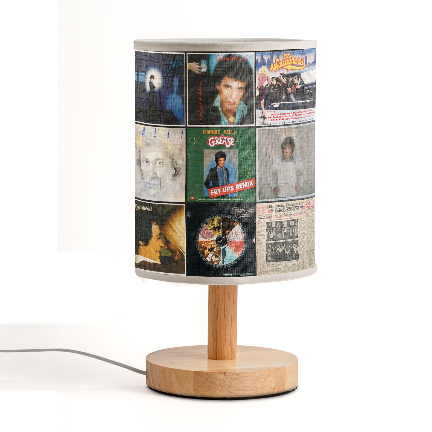 Frankie Valli Album Cover Lamp – Classic Pop Nostalgia Home Decor