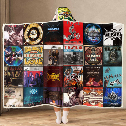 Tesla Wearable Hooded Blanket – Hard-Rock Warmth You Can Wear