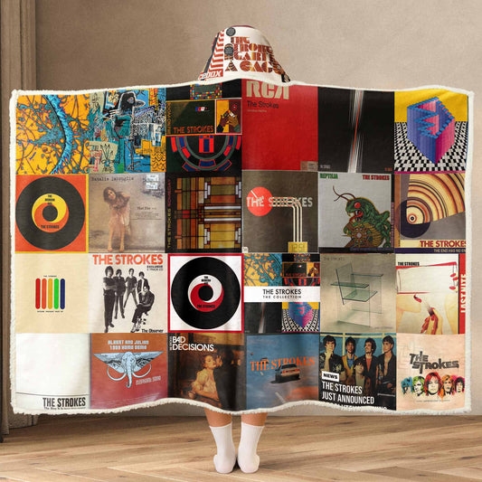 The Strokes Wearable Hooded Blanket – Indie Rock Nostalgia You Can Wear