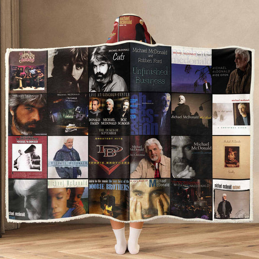 Michael McDonald Wearable Hooded Blanket – Smooth Soulful Warmth You Can Wear