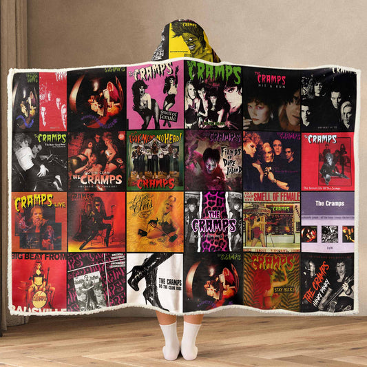 The Cramps Wearable Hooded Blanket – Psychobilly Fever You Can Wear