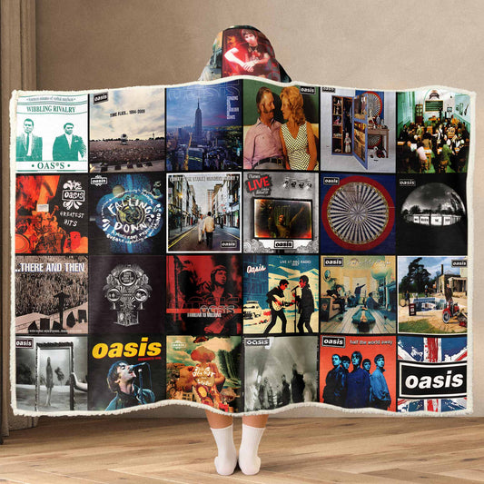 Oasis Wearable Hooded Blanket – A Britpop Warmth You Can Wear
