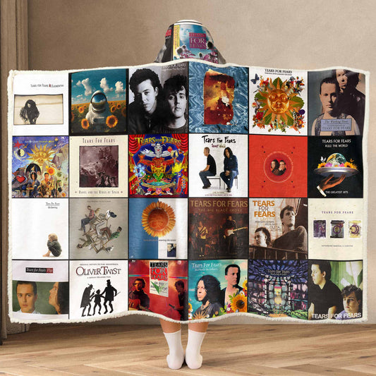 Tears For Fears Wearable Hooded Blanket – A Cozy Tribute to Iconic Albums