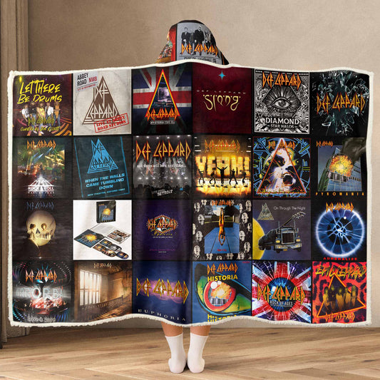 Def Leppard Wearable Hooded Blanket – Arena Rock Energy You Can Wear