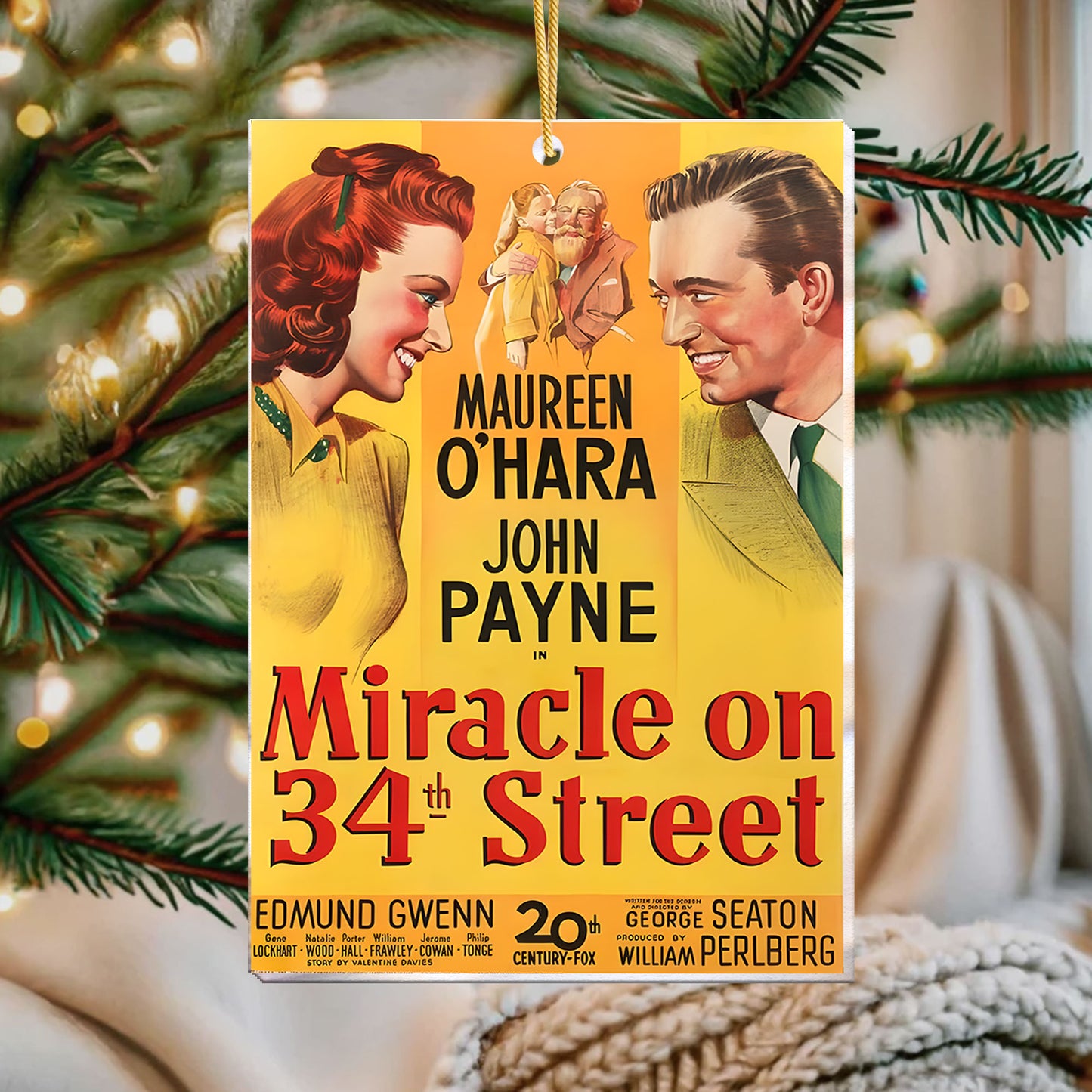 Miracle on 34th Street Ornament – Classic Christmas Movie Keepsake