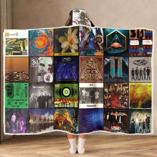 311 Wearable Hooded Blanket – For Fans of Funk-Rock, Reggae Fusion & Good Vibes
