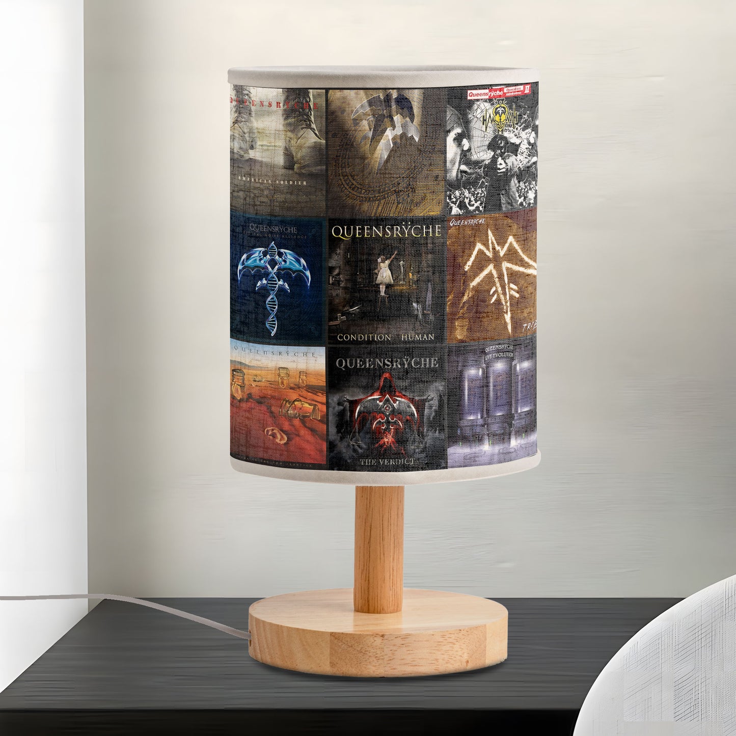 Queensrÿche Fabric Lamp – Progressive Metal Album Art Collection