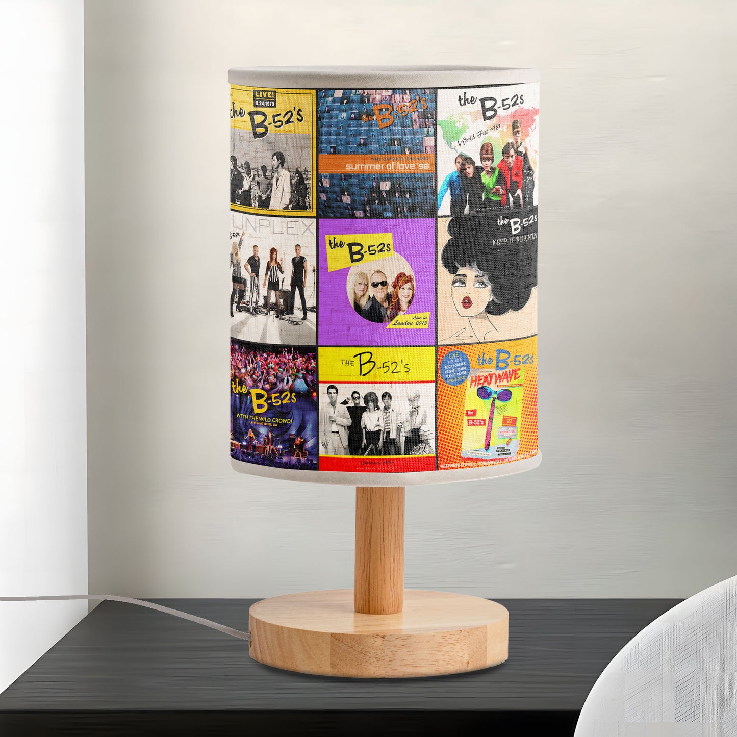 The B-52’s Album Cover Lamp – Retro Pop Party Nostalgia Decor