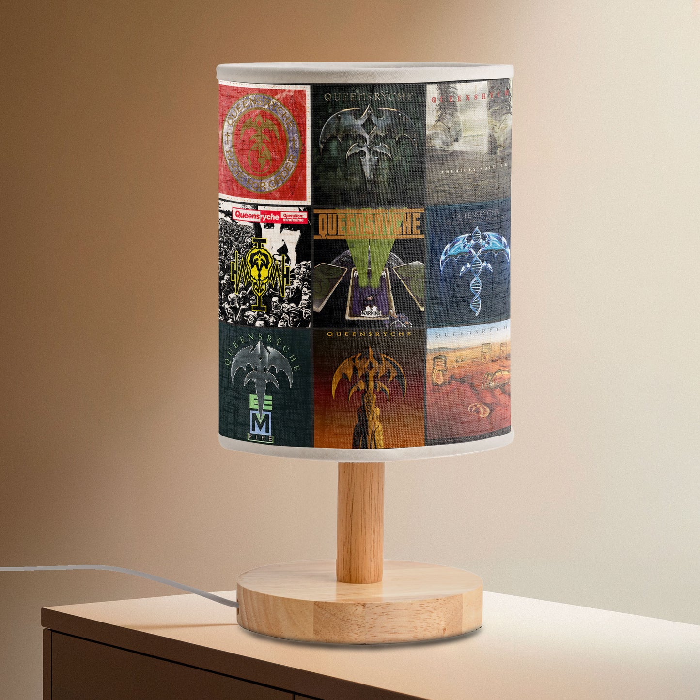Queensrÿche Fabric Lamp – Progressive Metal Album Art Collection