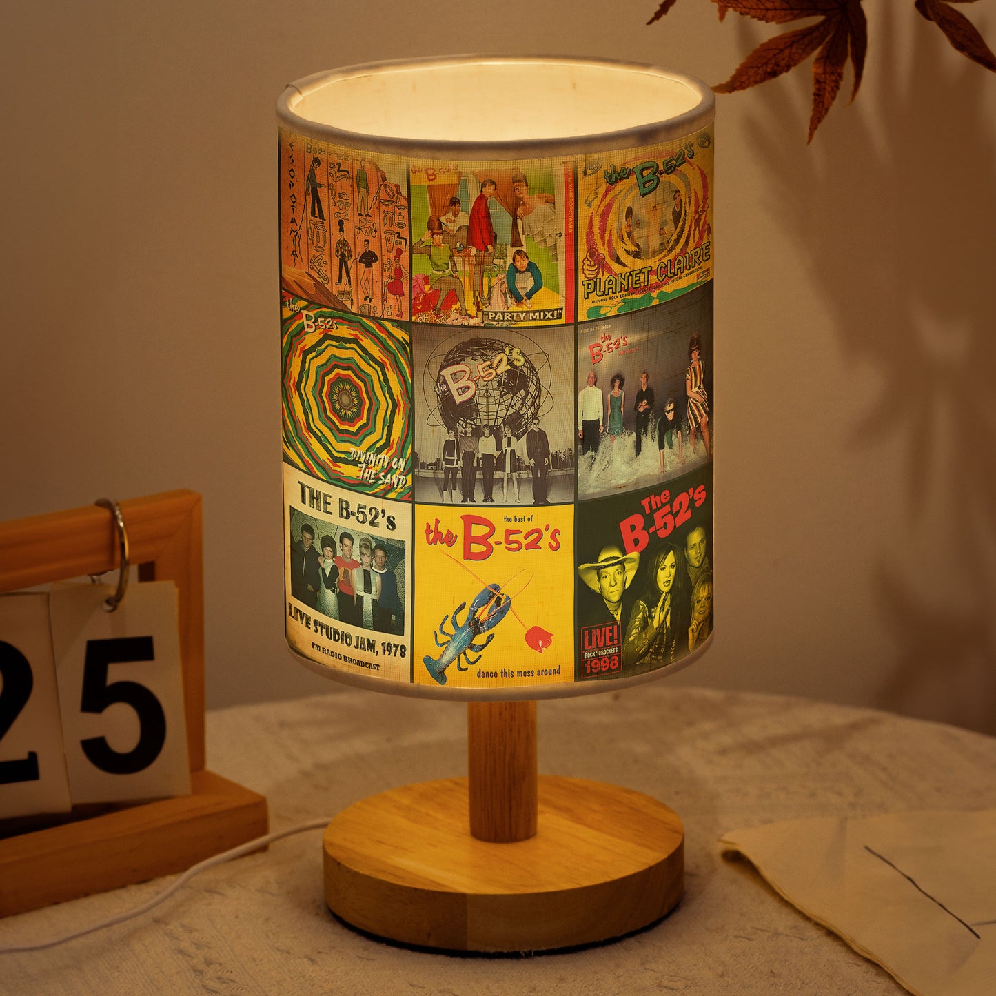 The B-52’s Album Cover Lamp – Retro Pop Party Nostalgia Decor