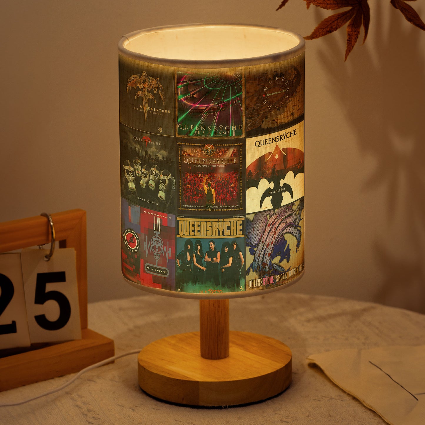 Queensrÿche Fabric Lamp – Progressive Metal Album Art Collection